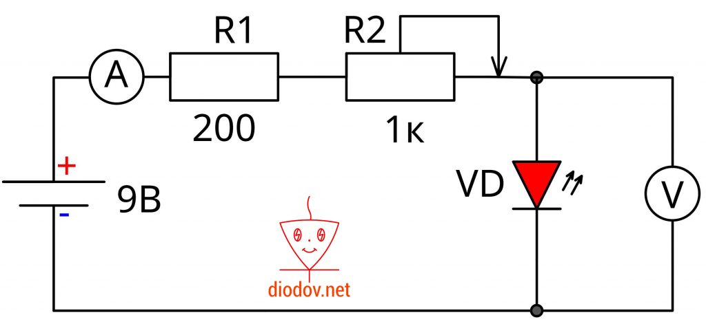 Прибор проверки светодиодов своими руками схема