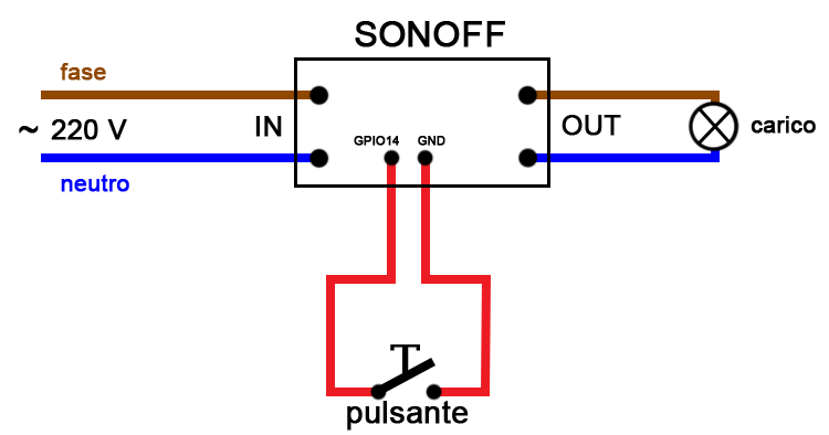 Sonoff basic схема