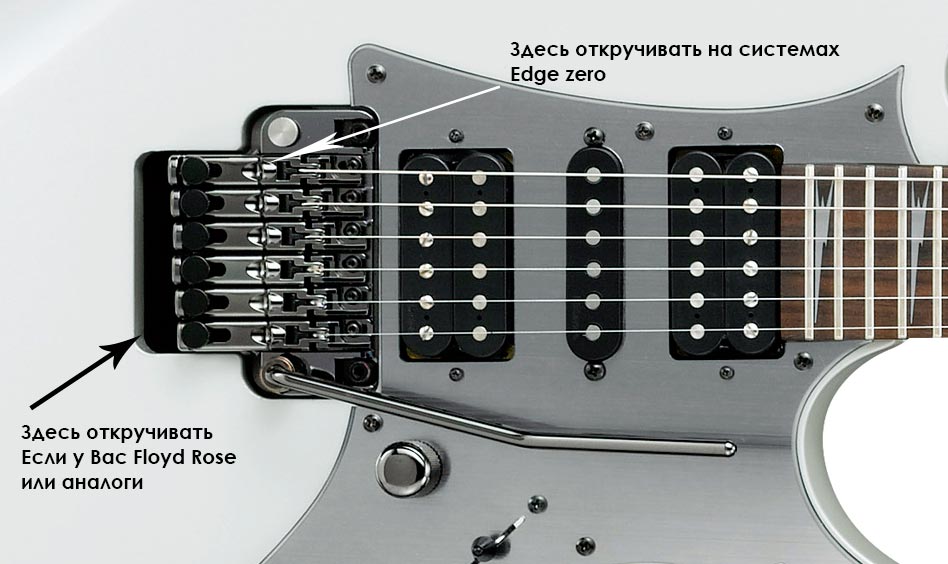 Как отстроить мензуру на электрогитаре. Бридж Флойд Роуз. Floyd Rose звукосниматель. Yamaha RGX a2 тремоло. Гитара с Floyd Rose.